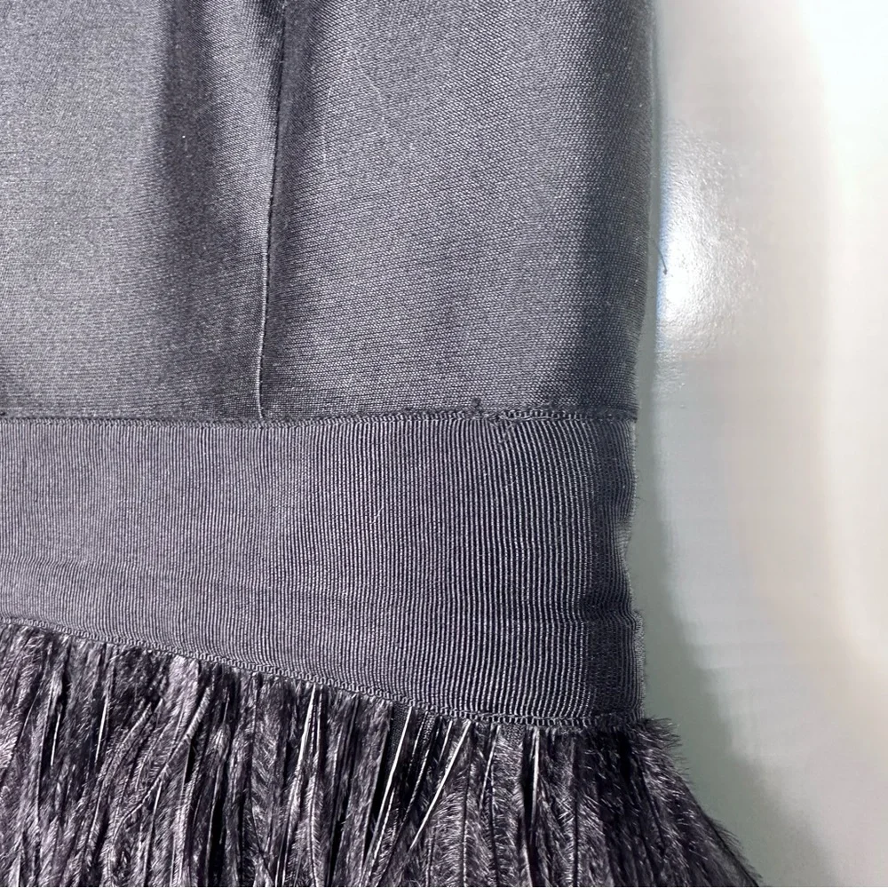 Sail to Sable Black Feathered Dress - Picture 5 of 12